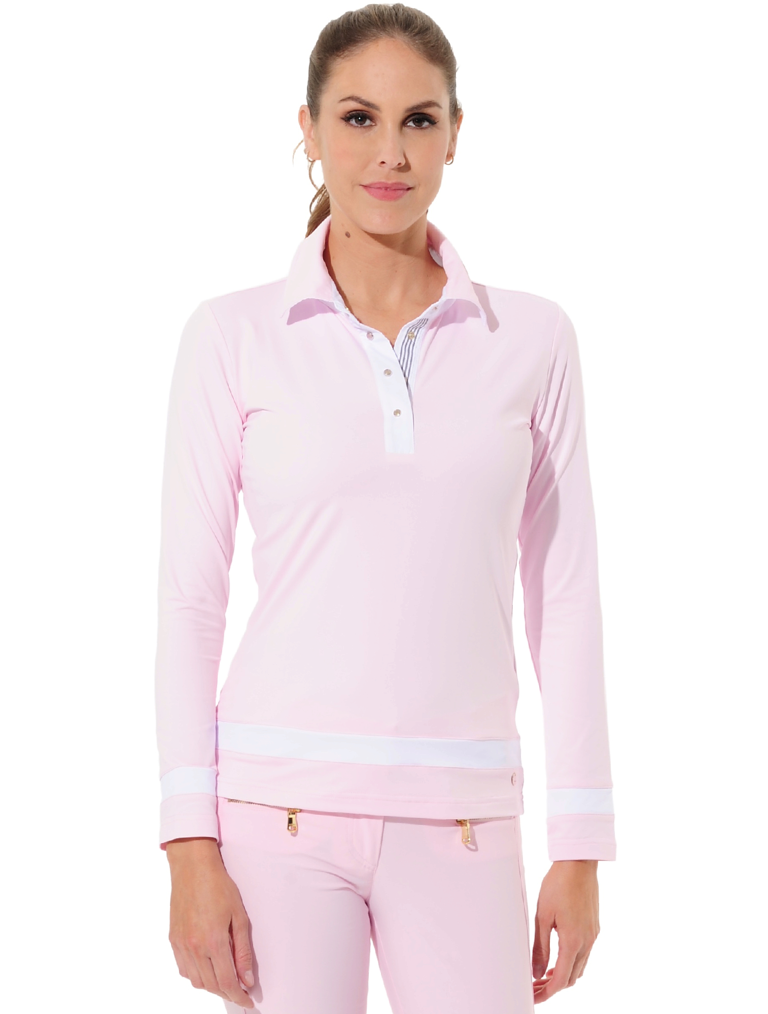 Jersey Golf Poloshirt macaron