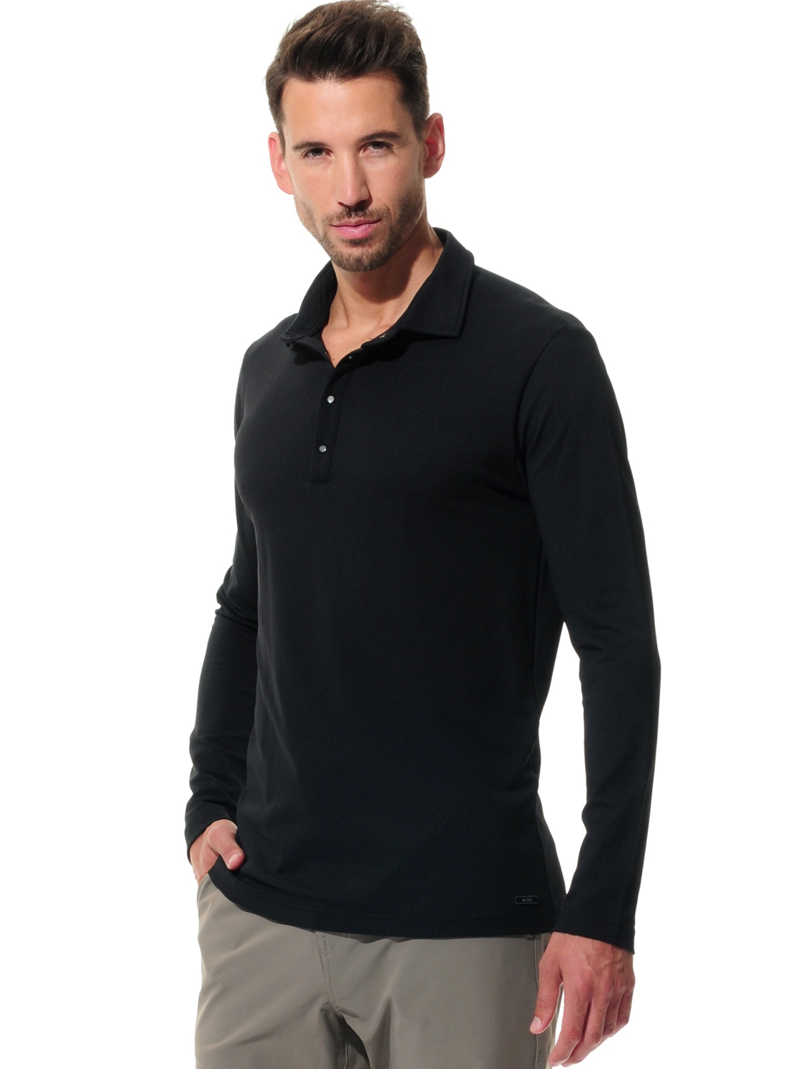 Piqué Polo black