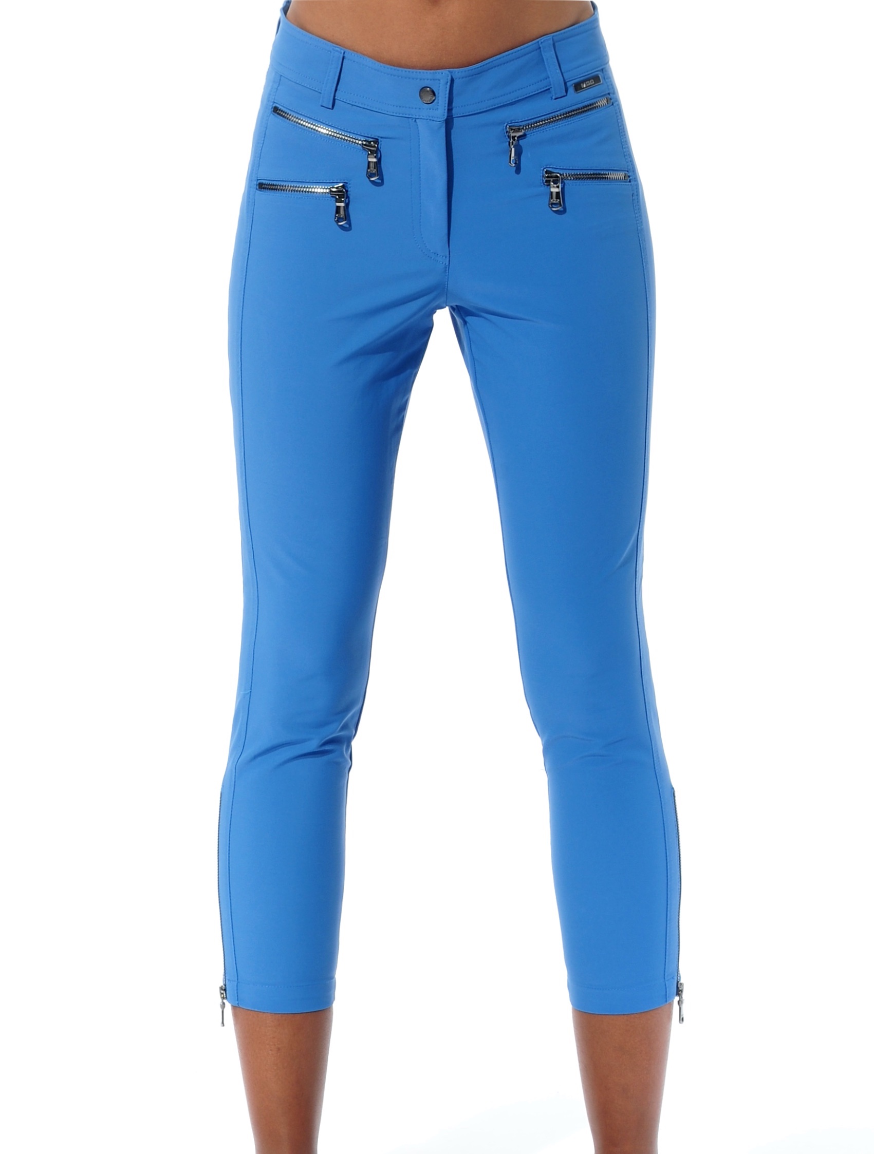 4way Stretch Double Zip Cropped Pants ibiza