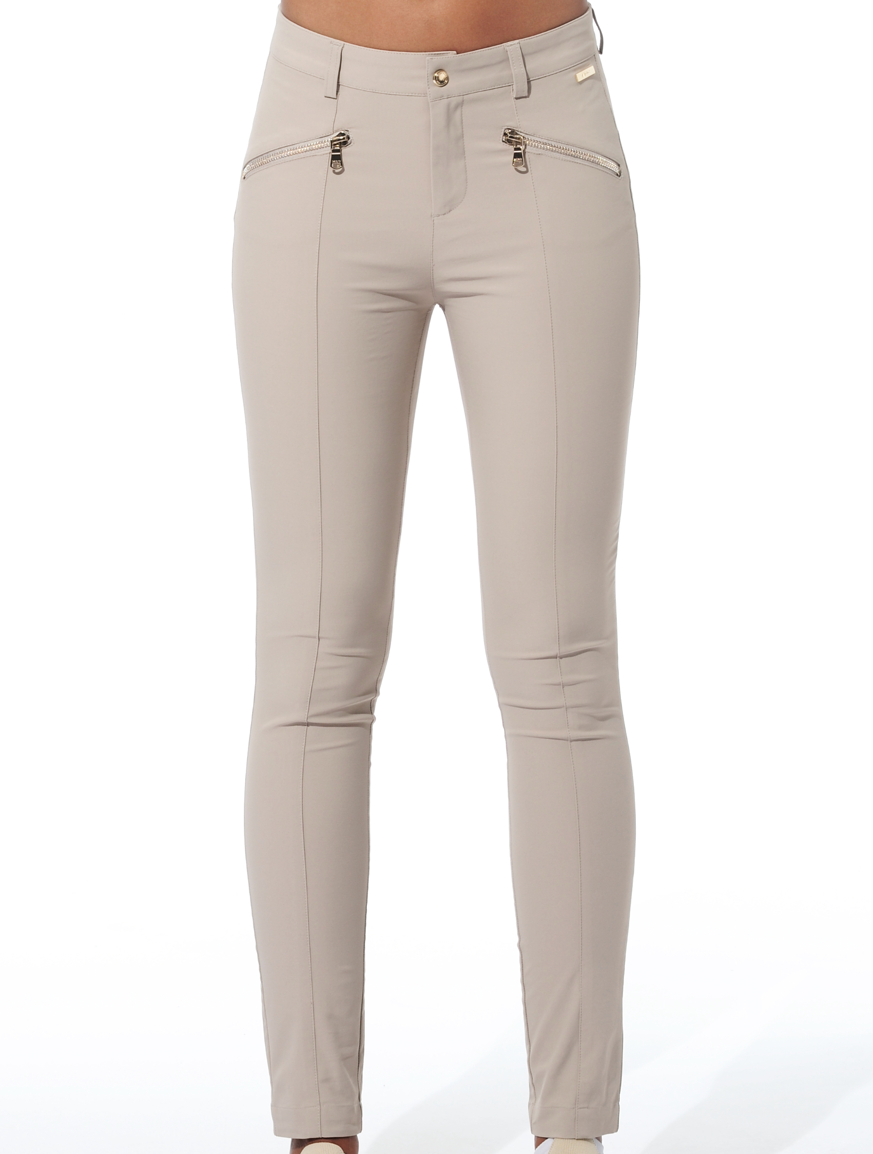 4way Stretch Curvy Pants light taupe