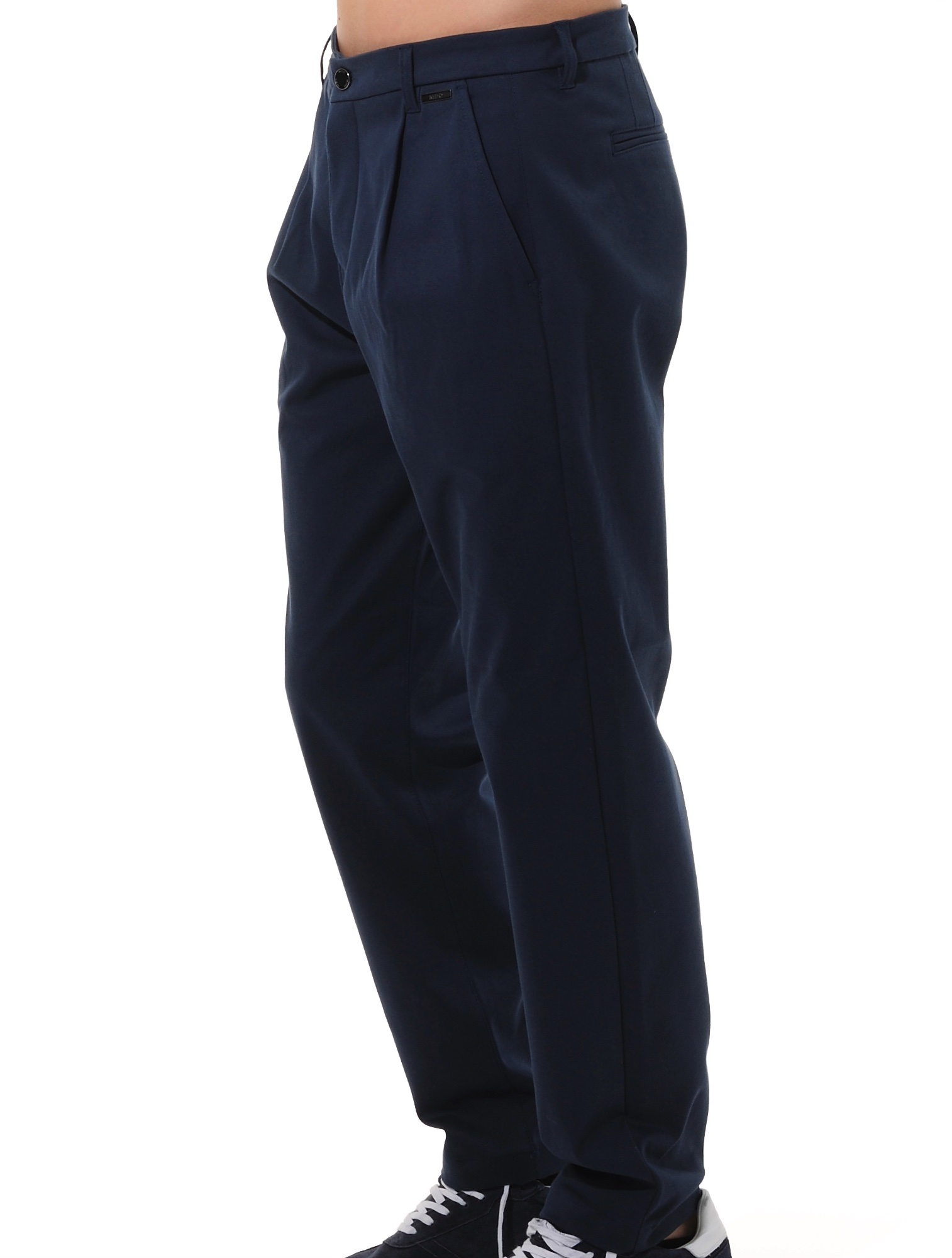 Denim stretch relaxed fit chinos navy