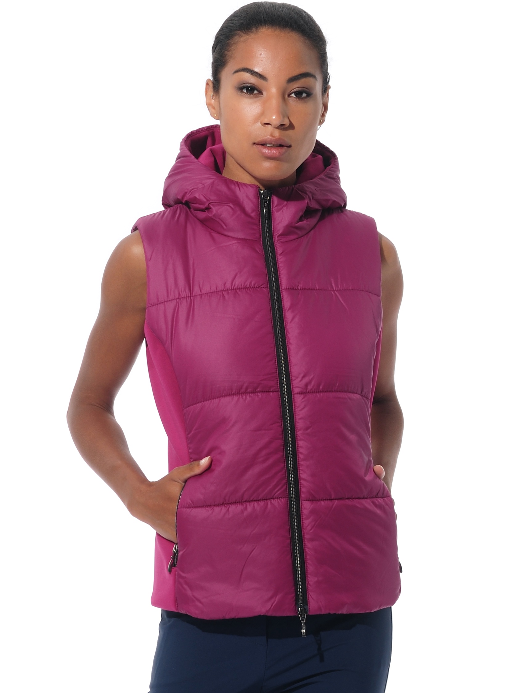 power stretch vest cassis 