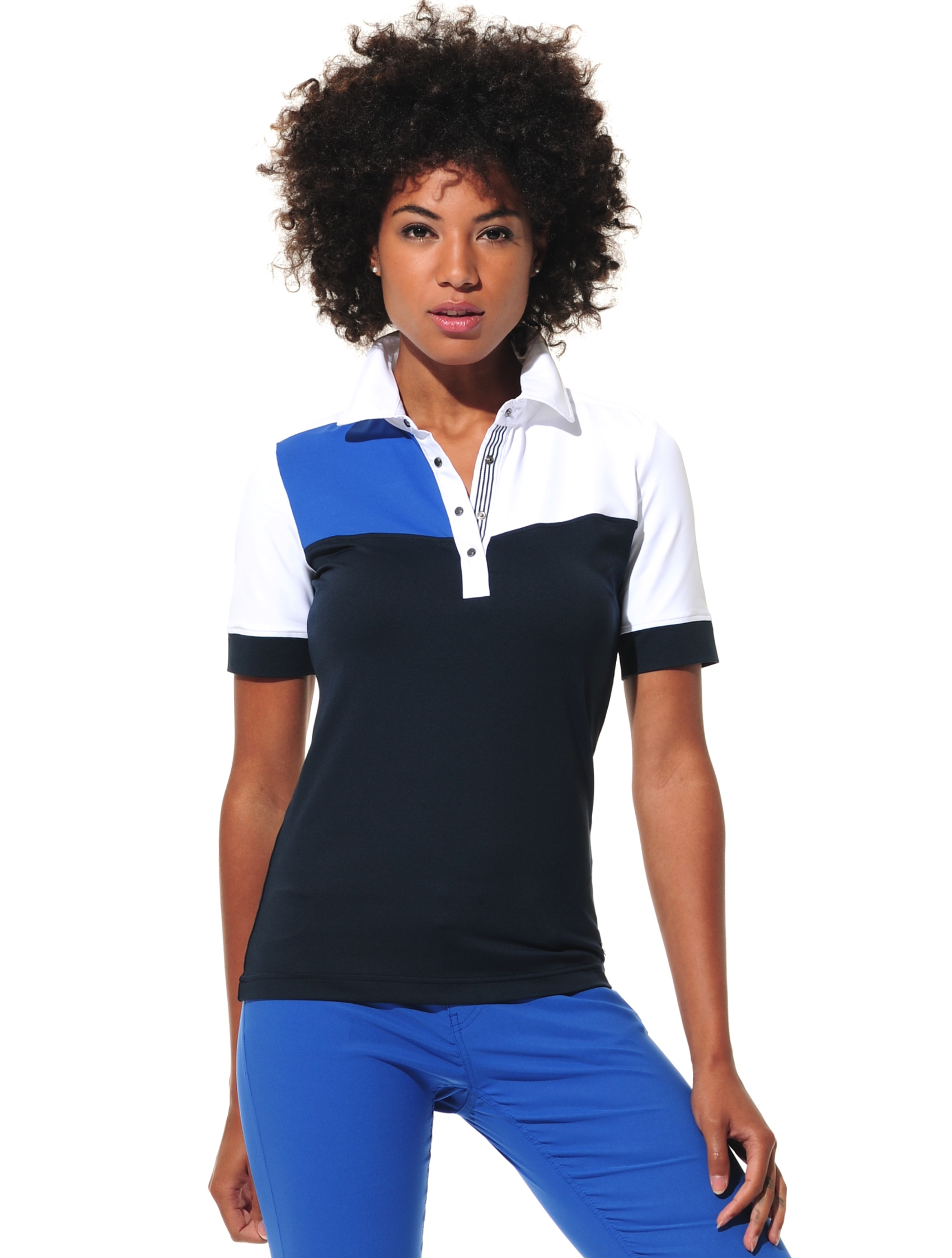 Meryl polo shirt night blue/royal 