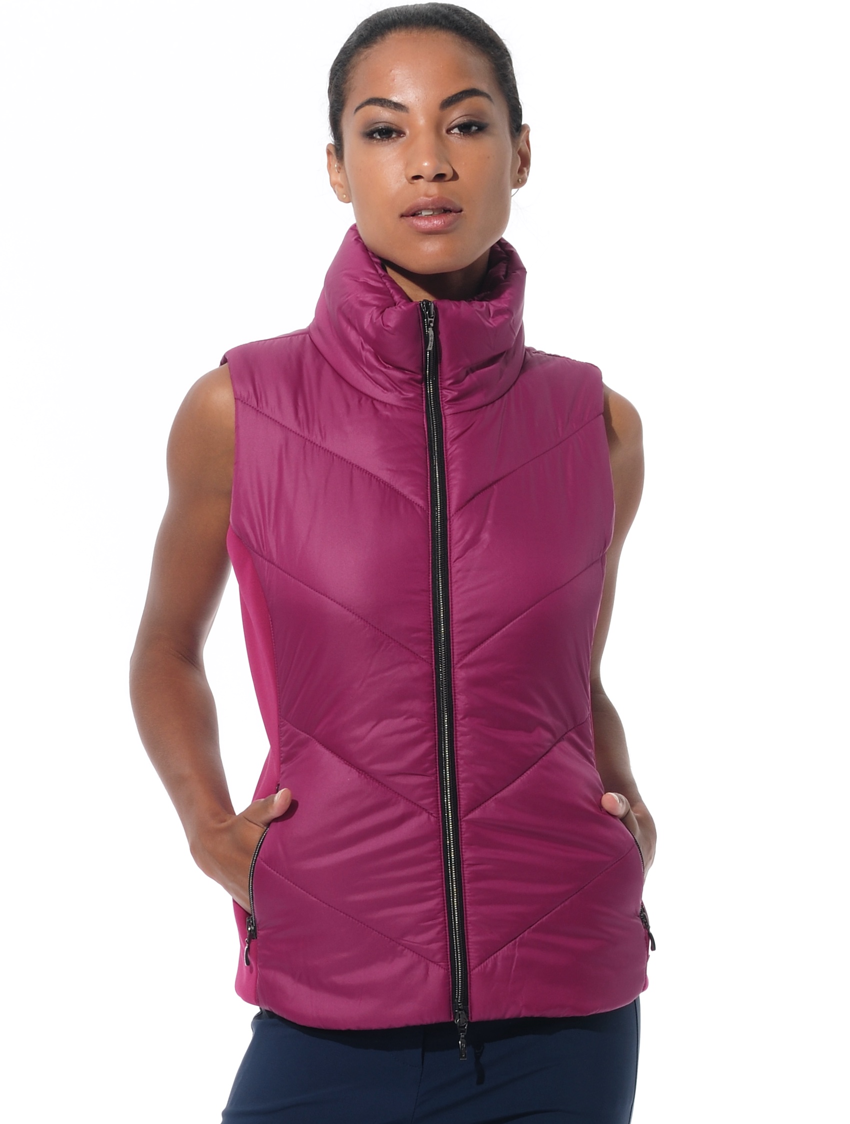 power stretch vest cassis 