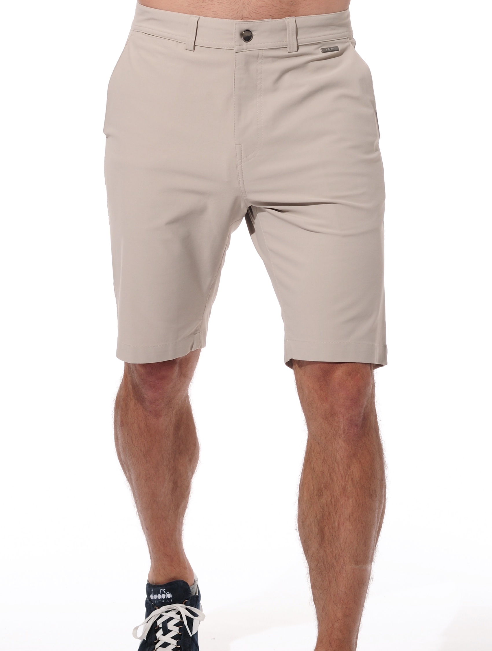 4way stretch shorts light taupe 