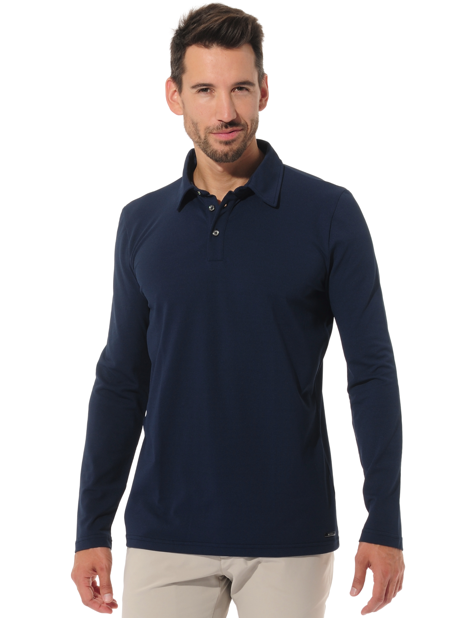 jersey golf polo shirt navy 