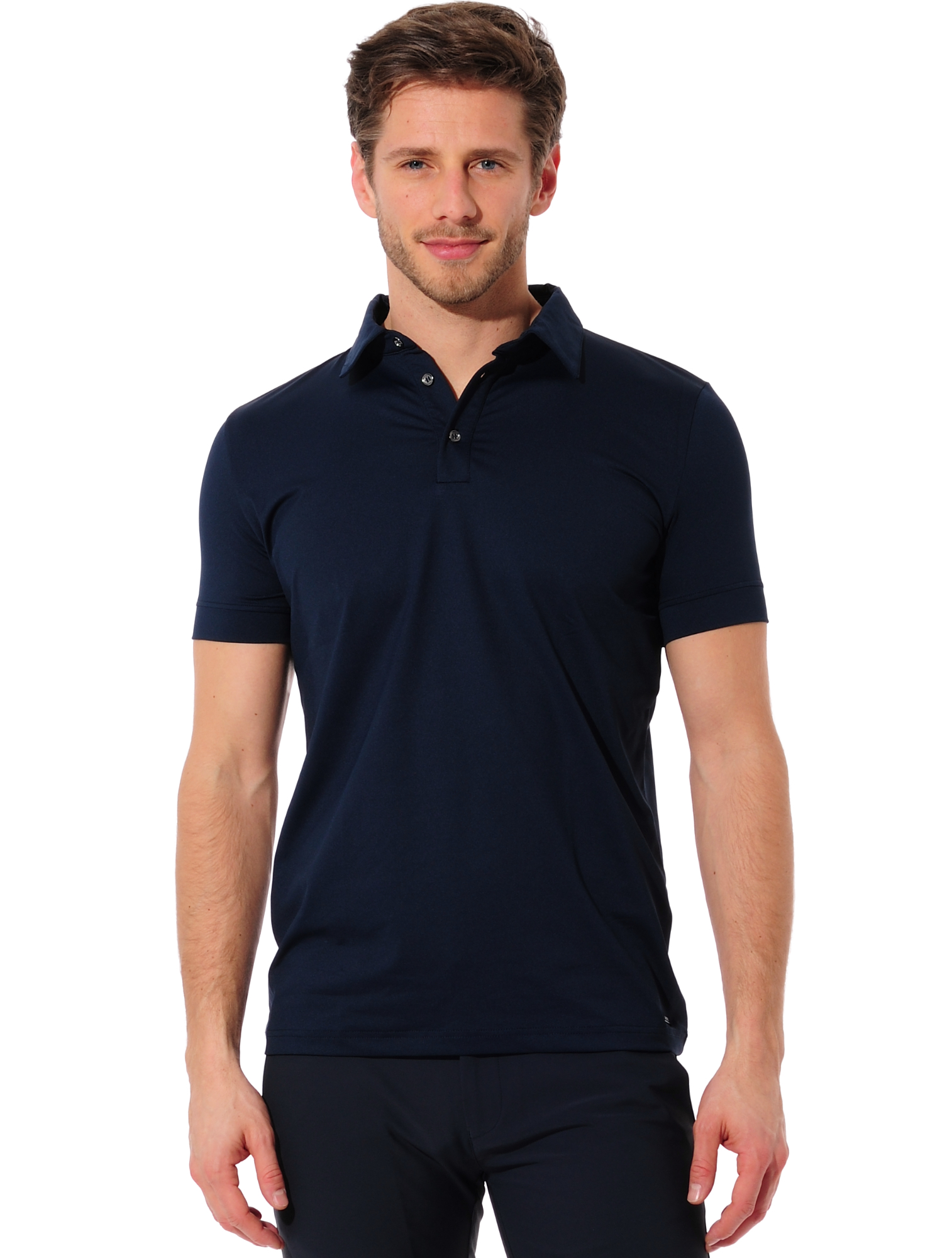 Jersey golf polo shirt night blue 