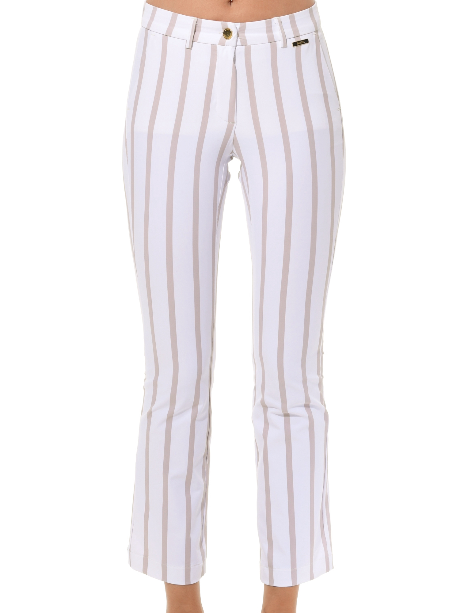 Riviera Print Ankle Chinos light taupe