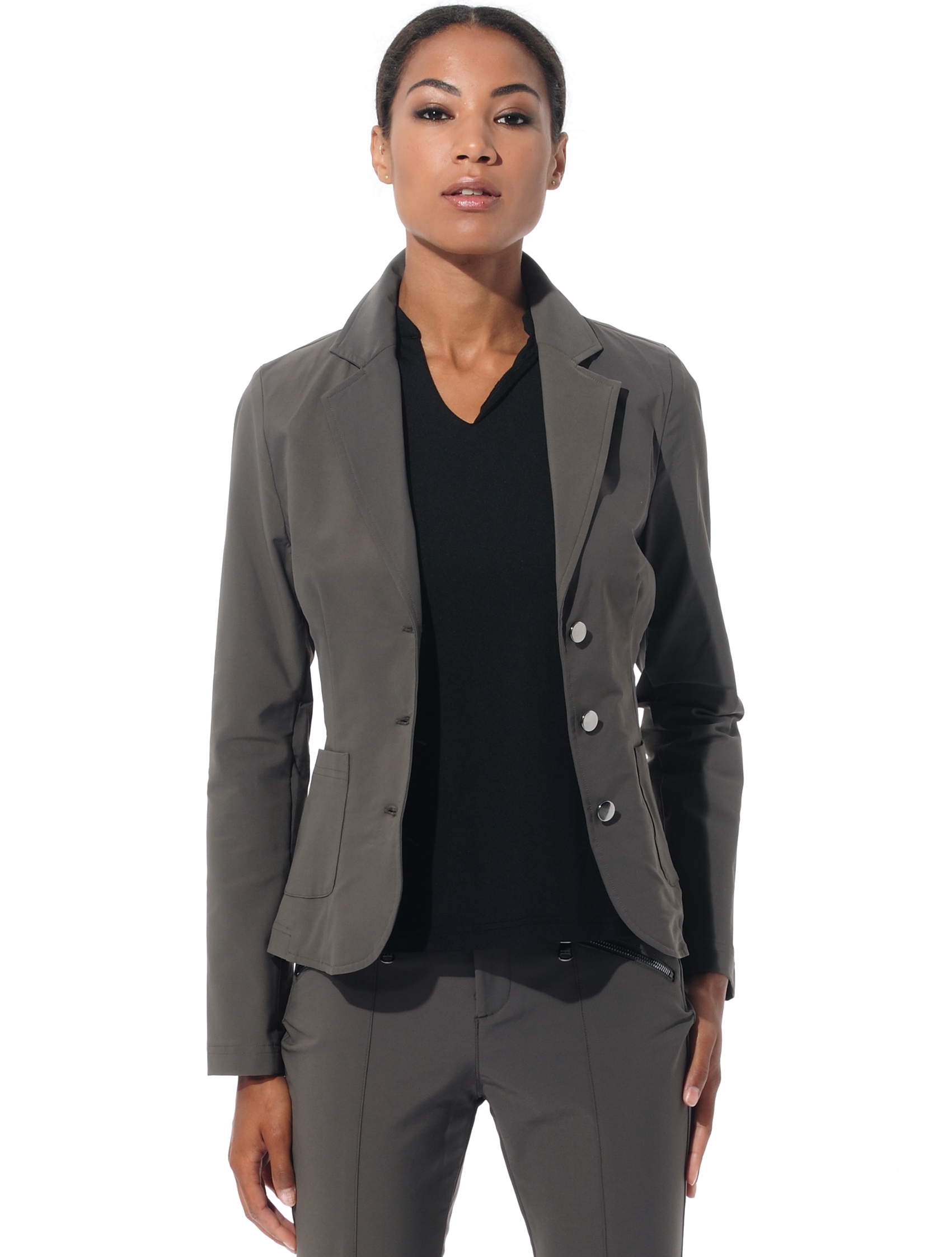 4way stretch blazer stone 