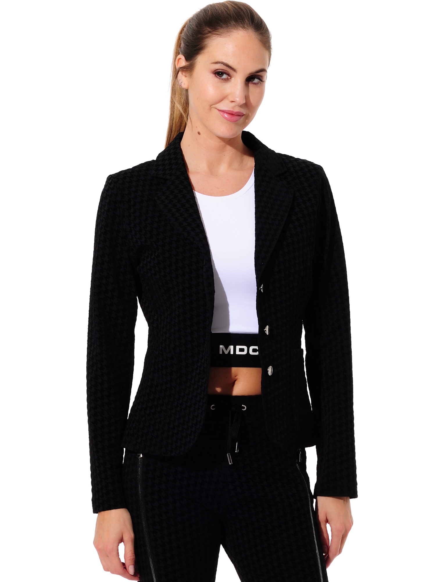 Floccato Blazer black