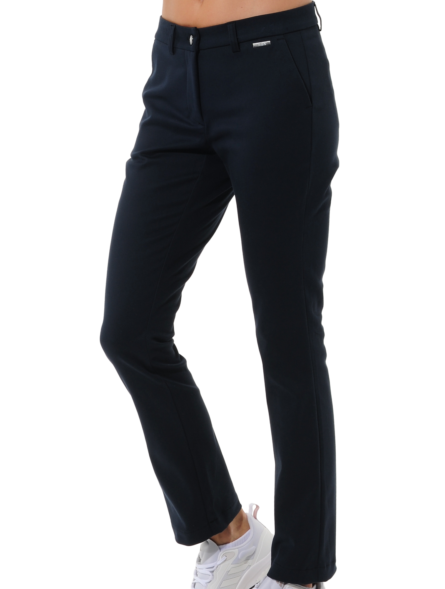 Denim stretch long chinos night blue