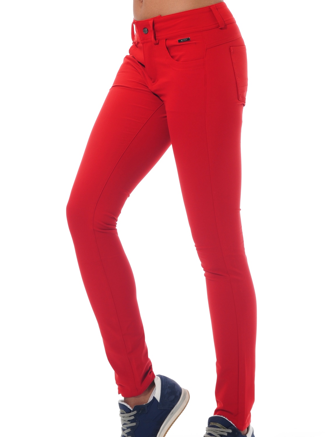 light stretch skinny 5pockets red 