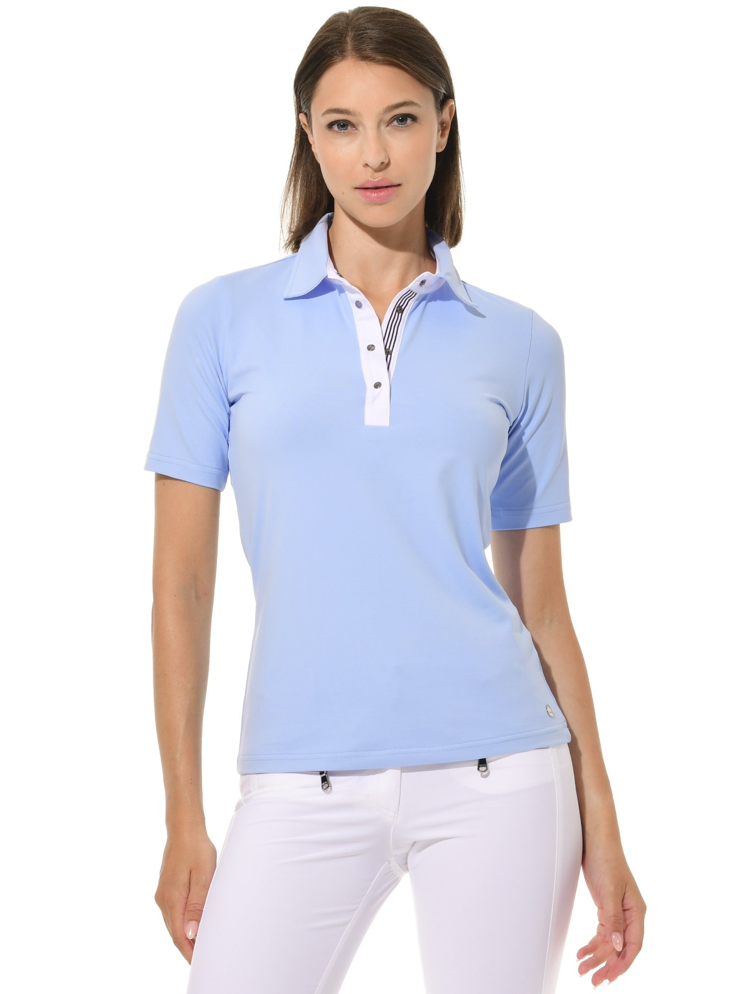 Jersey Golf Poloshirt cornflower