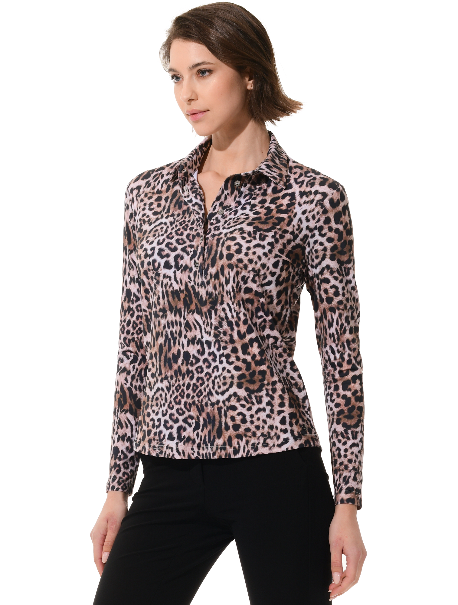 Fur Print Golf Poloshirt