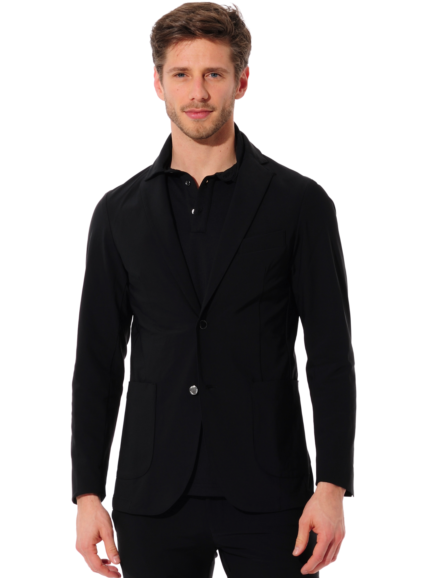 4way stretch sports jacket black 