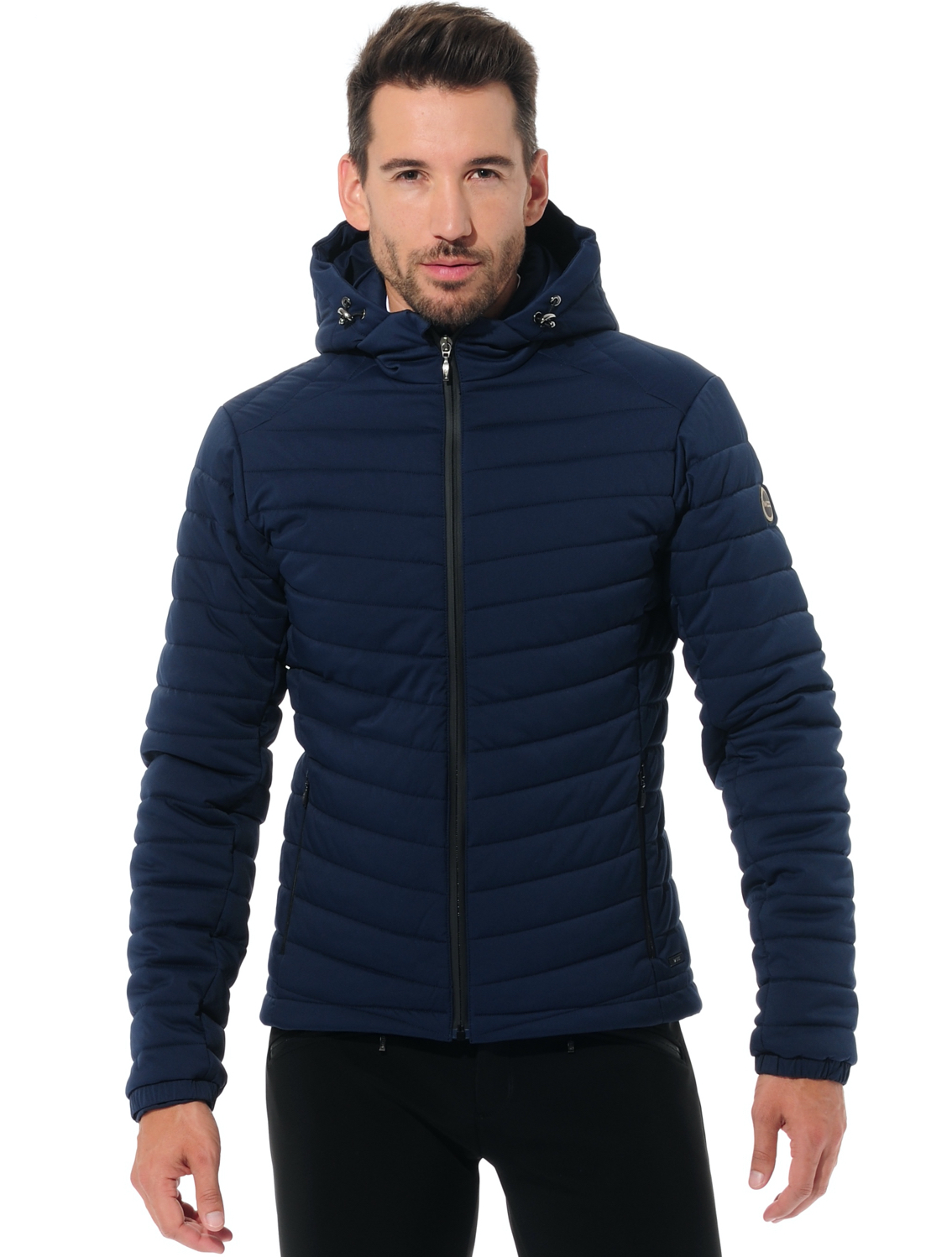 stretch ski jacket navy 