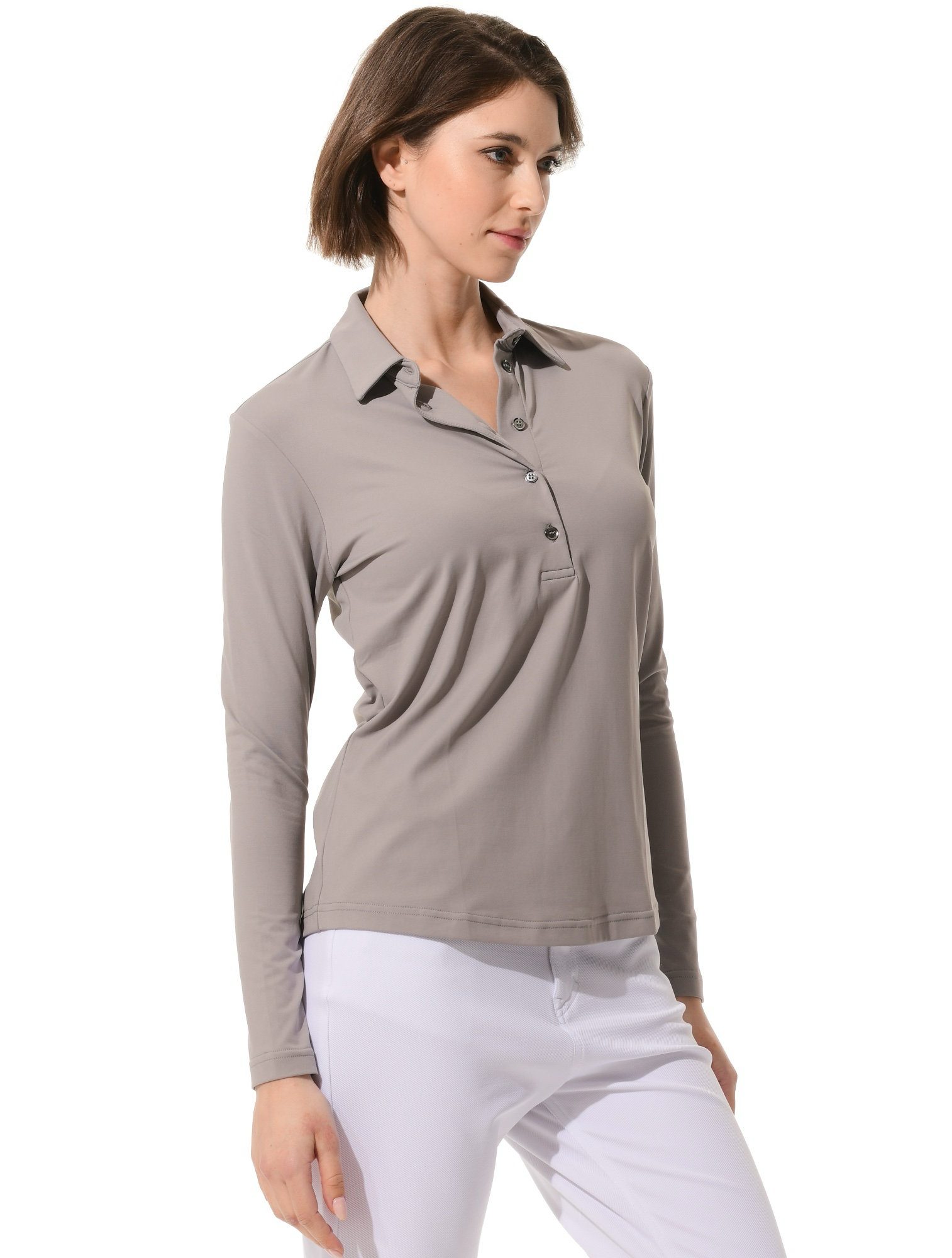 Jersey Golf Poloshirt cement